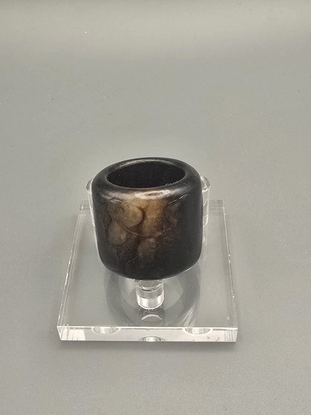 Genuine Late Qing Chinese Jade Archer’s Thumb Ring Banzhi Antique 120–150 Years